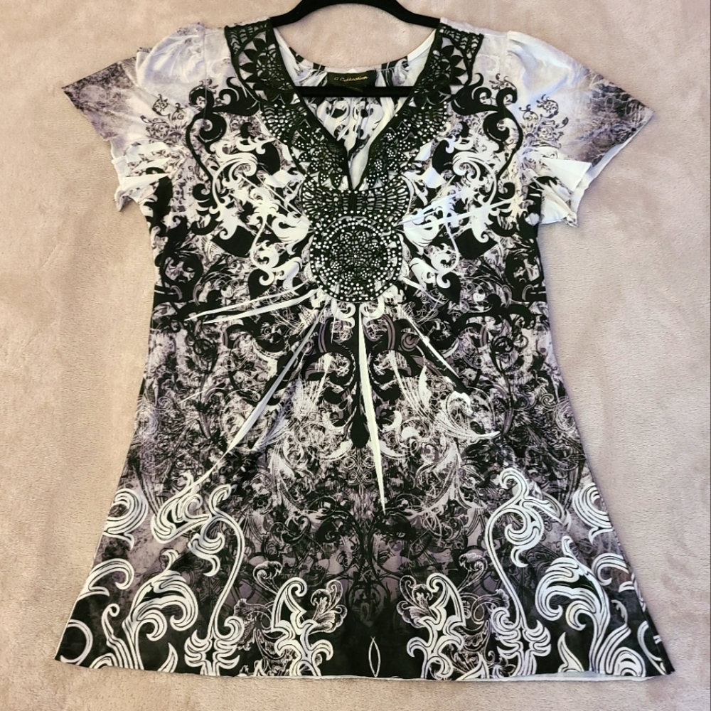 G Collection Women Top sz S